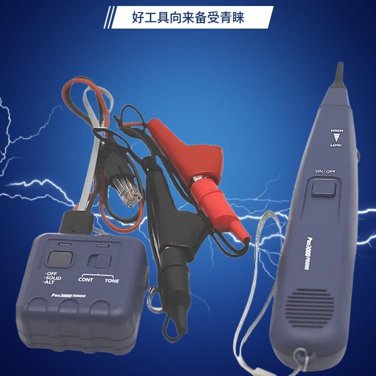 Network Cable Tester Line Finder Inductive Amplifier Pro3000 Audio Generator Trace Cable Tester