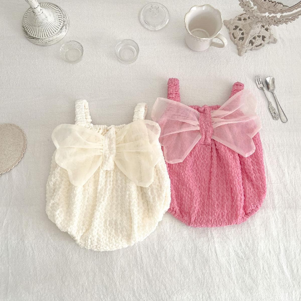 Baby Butterfly Wing Strap Bodysuit Summer Thin Style Newborn Romper 0194A005
