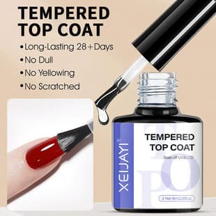 New Japanese Basic Functional Gel Base Coat No-Wipe Top Coat Set Durable Long-Lasting for Nail Salons