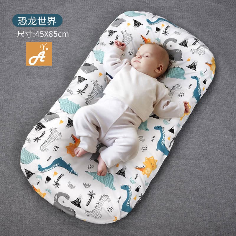 INS Anti-Pressure Portable Washable Bionic Bed, Baby Crib with Inner Bed, Pure Cotton Uterus Bionic Bed, Maternity and Infant Products