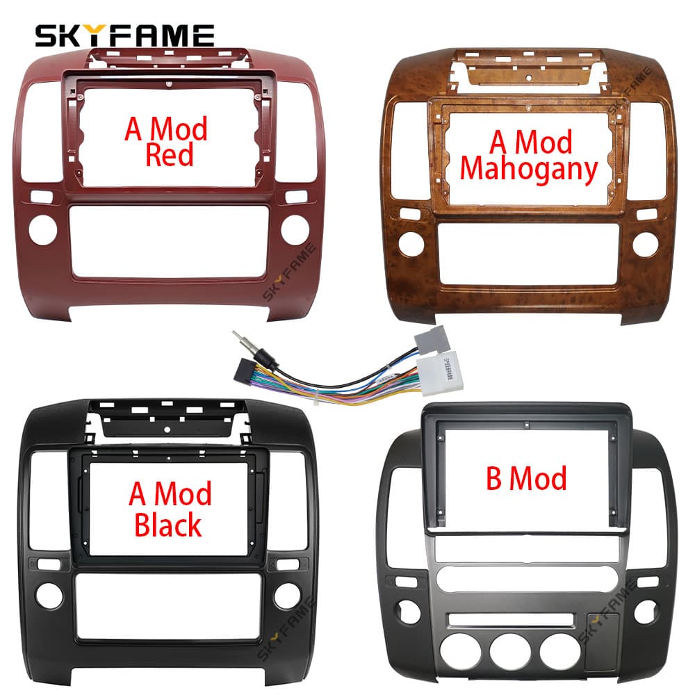 SKYFAME versatile frame Navara D40 Frontier Navara audio navigation panel frame line