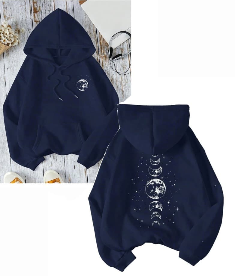 2025 Cross-border AliExpress Amazon eBay Independent Site Women's Printed Crew Neck Hoodie for Europe and America