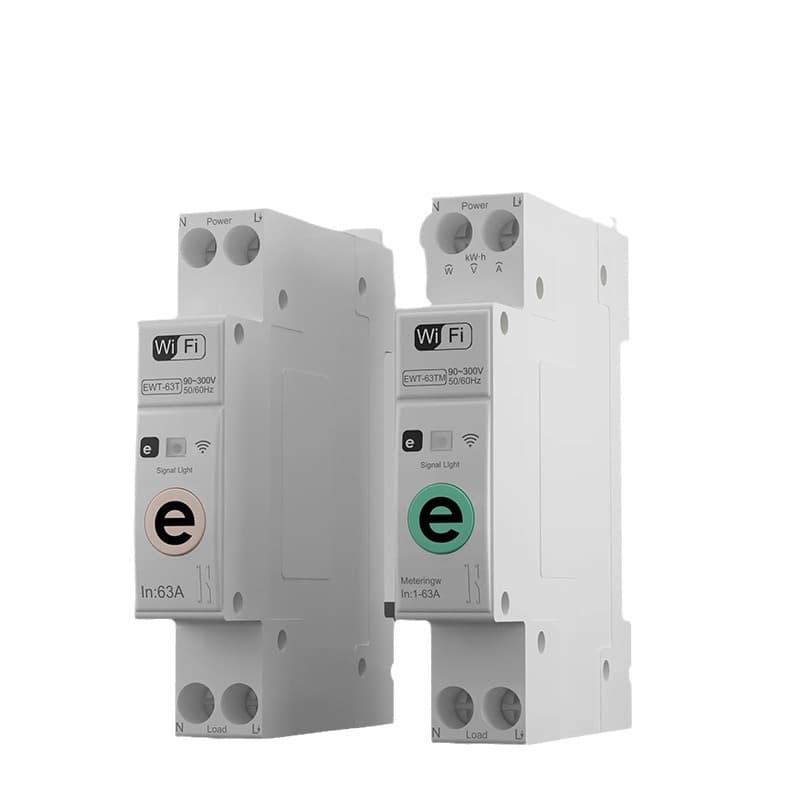 eWeLink Smart 1P Disconnector Mobile Remote Control Energy Metering Protection Circuit Breaker Voice Timer Switch
