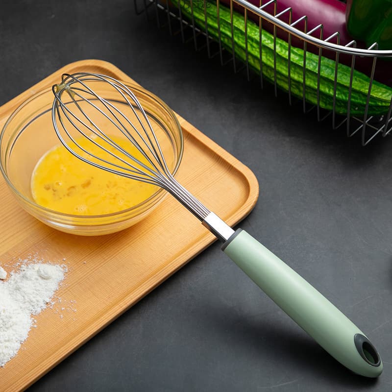 Stainless Steel Egg Whisk Manual Cream Whipper Kitchen Egg Stirrer for Egg Whites Butter Small Baking Household