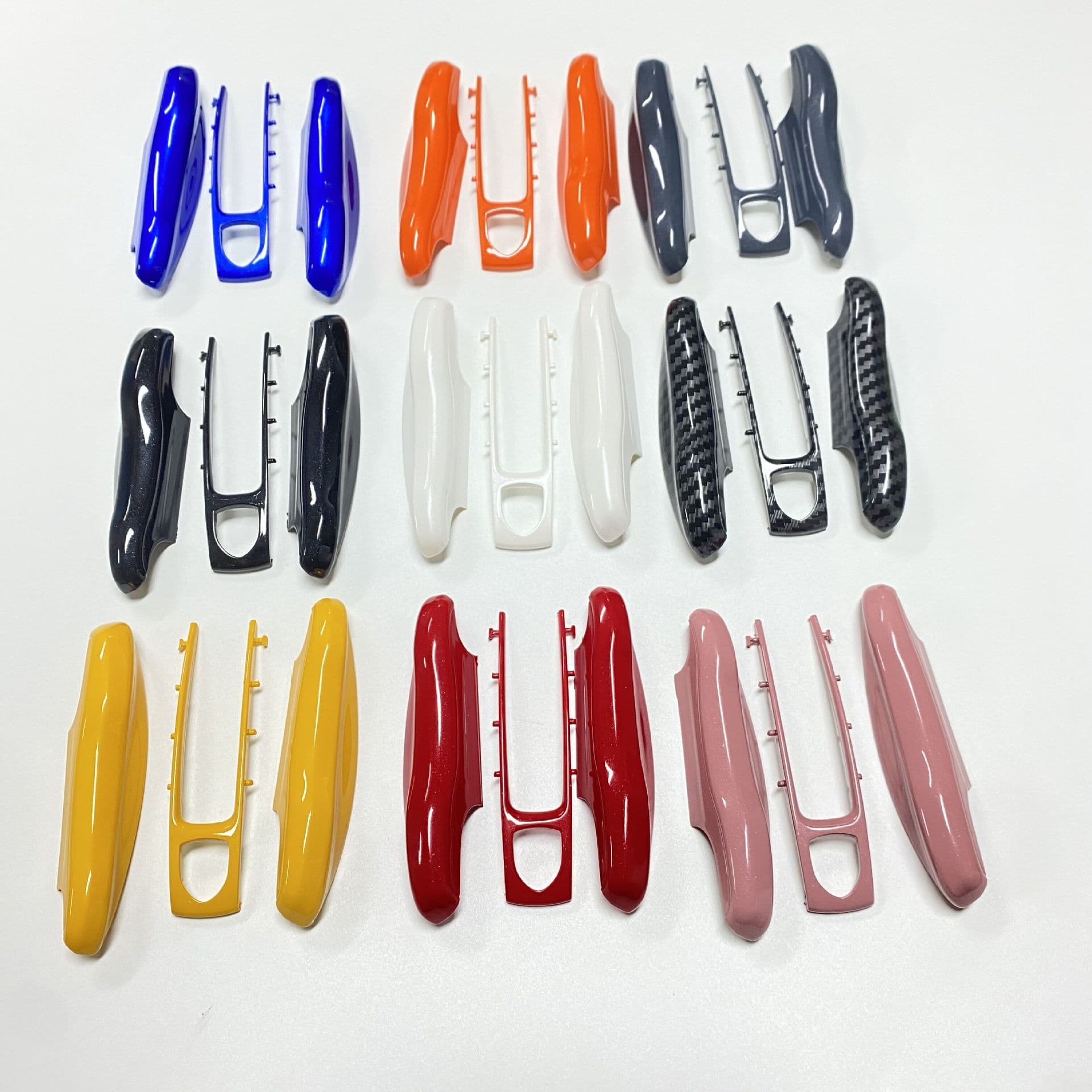 Suitable for Porsche New Cayenne Panamera Macan Three-Piece Set New Key Modified Protective Case Set