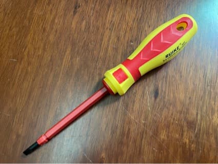Electrician's test pen 5x100mm insulated screwdriver 100-500v cross one-word dual-purpose screwdriver