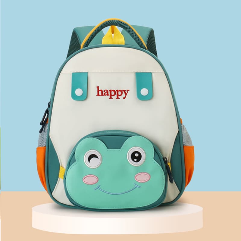 New Style Kindergarten Backpack for Boys and Girls Aged 1-3, Cute Cartoon Large Capacity Baby Outdoor Leisure Shoulder Bag 4