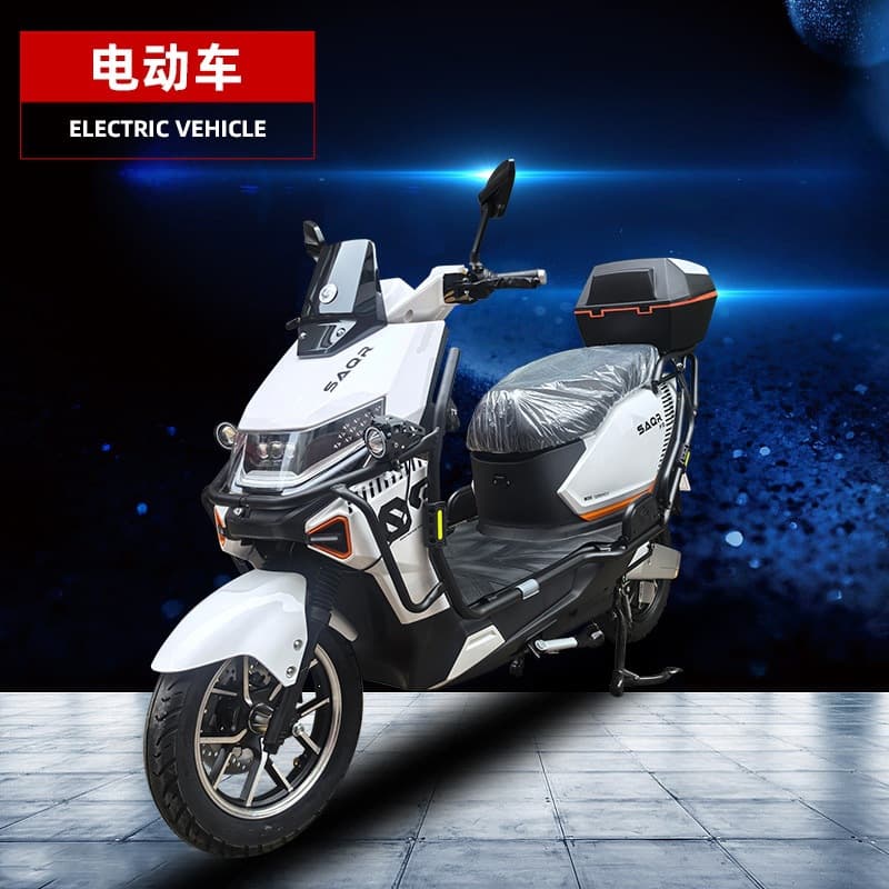 Cross-border Export Electric Scooter 72V Battery Long-Range King Food Delivery Electric Scooter New Pedal Two-Wheel Electric Vehicle