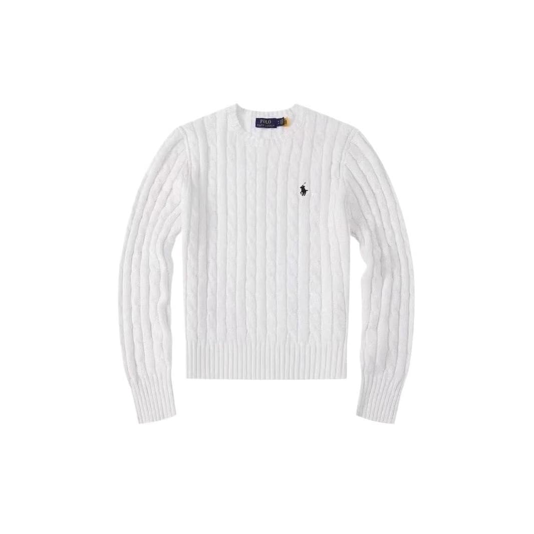 Amazon AliExpress source, autumn/winter crew neck pullover sweater, couple's small horse cable knit yarn.