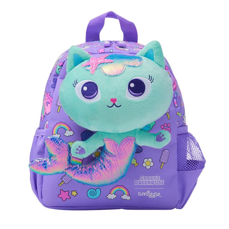 Australian Smiggle Backpack for Girls, Cute, Lightweight, Large Capacity Set with Pencil Case and Lunch Bag, Double Shoulder Bag Gift