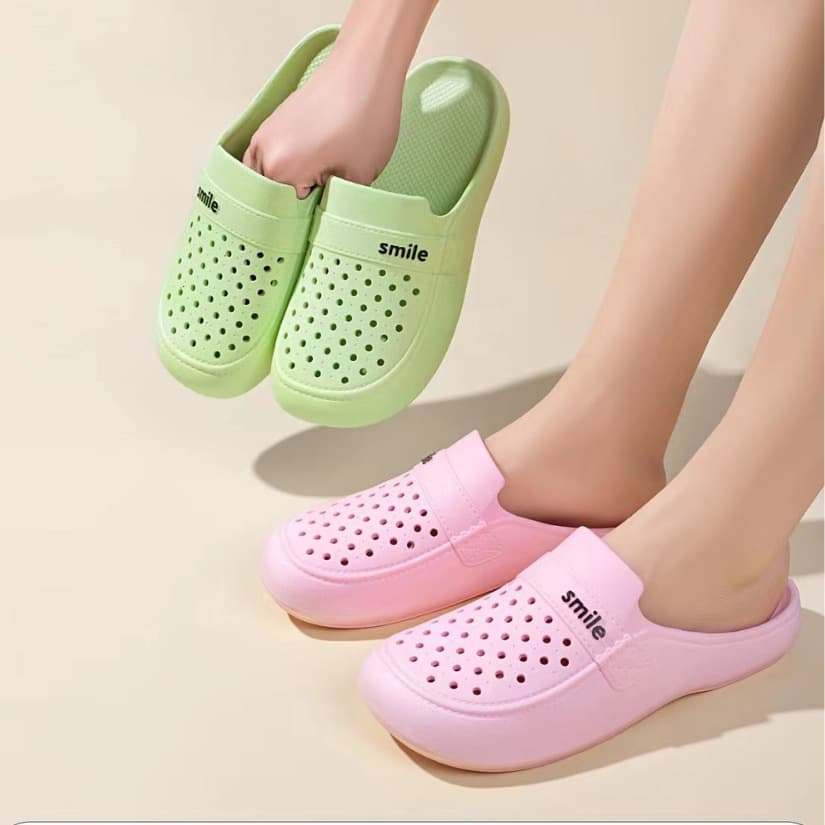 Xinbomei Women's Casual Sandals, Breathable and Trendy Women's Slippers, Mesh Outdoor Casual Closed-Toe Sandals