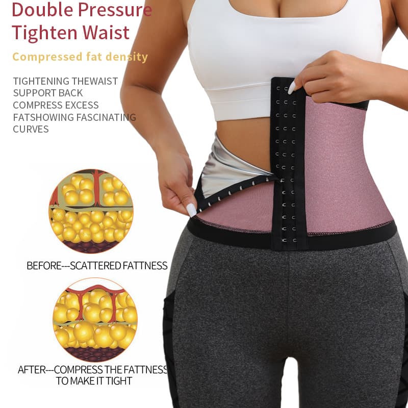 Amazon Women's Sports Waist Shaper Belt Sauna Sweat Waist Belt Cross-border Sweat Belt Yoga Belt