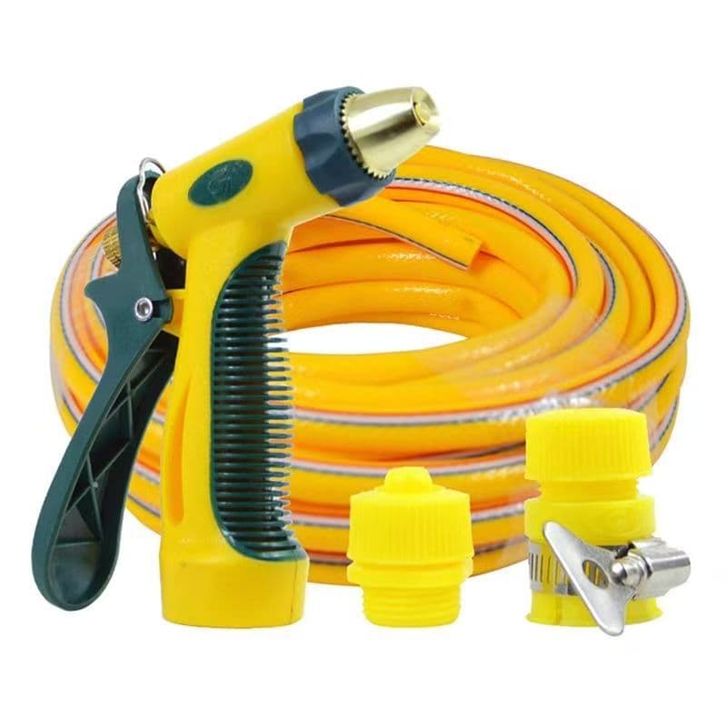 Factory Direct Home High Pressure Car Wash Water Gun Hose Set Adjustable Nozzle Garden Watering Cross-border Wholesale