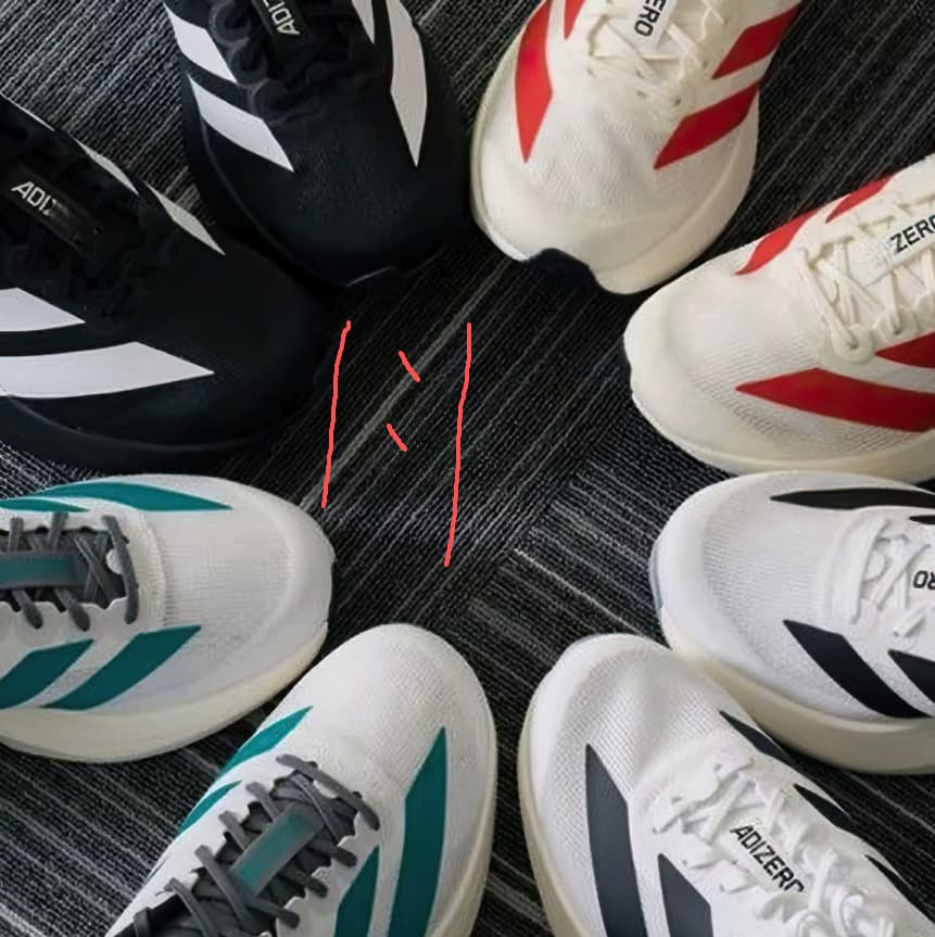 Putian Shoes Adizero EVO SL Men's and Women's Racing Running Shoes Outdoor Anti-Slip Breathable Cushioned Adidas Sports Shoes