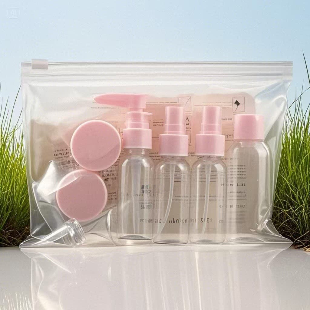 Cross-border travel refill bottle spray bottle travel set sample bottle portable skin care product hydrating lotion empty bottle