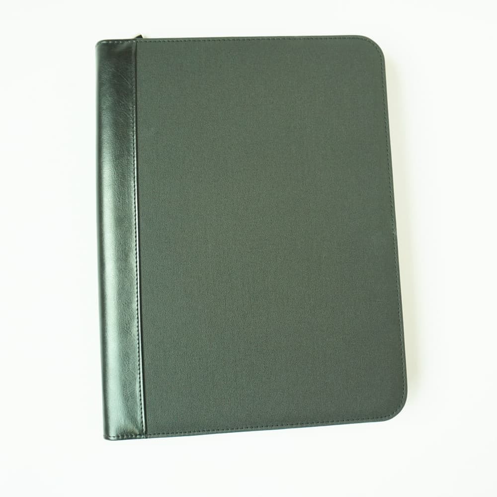 Factory Custom Business Zipper Manager Folder Multi-Functional Manual Handheld Leather Briefcase Logo Printing Available