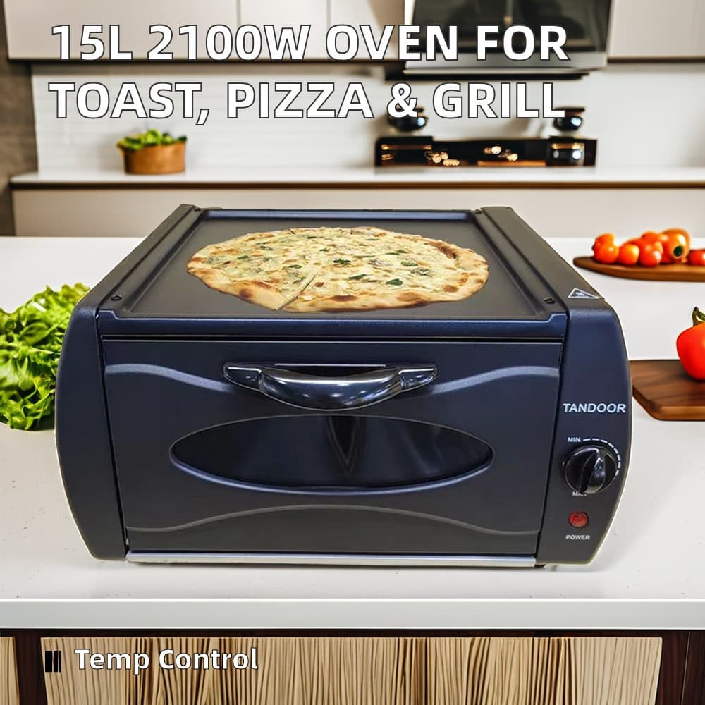 Factory-direct 15L tandoor oven for cross-border ecommerce, pizza oven, pancake oven, electric oven with EU/UK/US plug