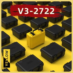 Custom Color Portable Equipment Protective Safety Case, Instrument Photography Equipment Microphone PP Plastic Tool Box