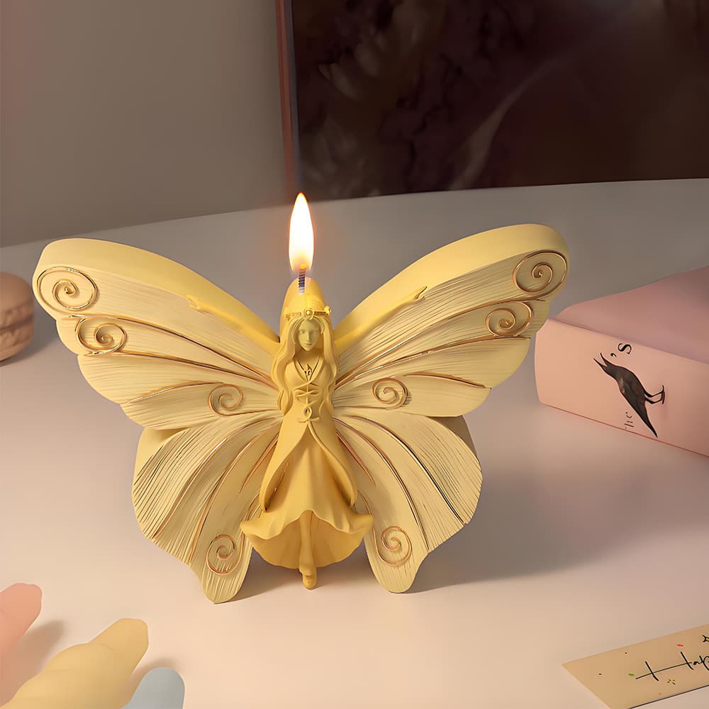 3D Butterfly Silicone Mold DIY Love Flower Butterfly Angel Candle Plaster Ornament Soap Mold