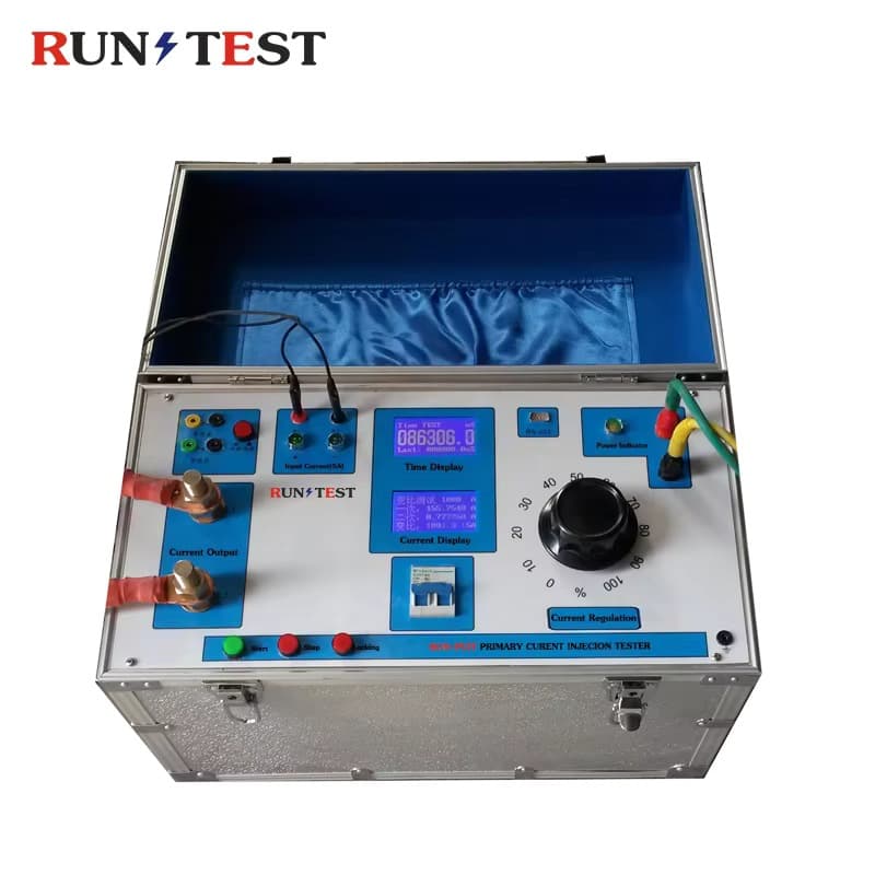 Continuous Running 5000A Primary Current Injector Test Set High