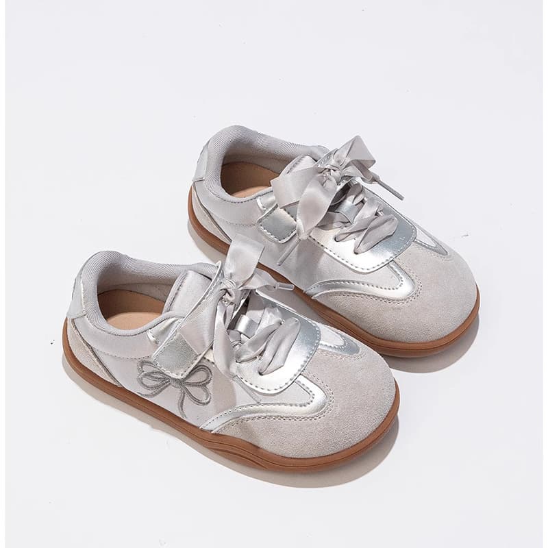 Brand Little Yellow Duck Girls' Athletic Shoes 2025 Spring/Autumn New Soft Sole Sneakers Baby German Training Shoes Pink Agam Shoes