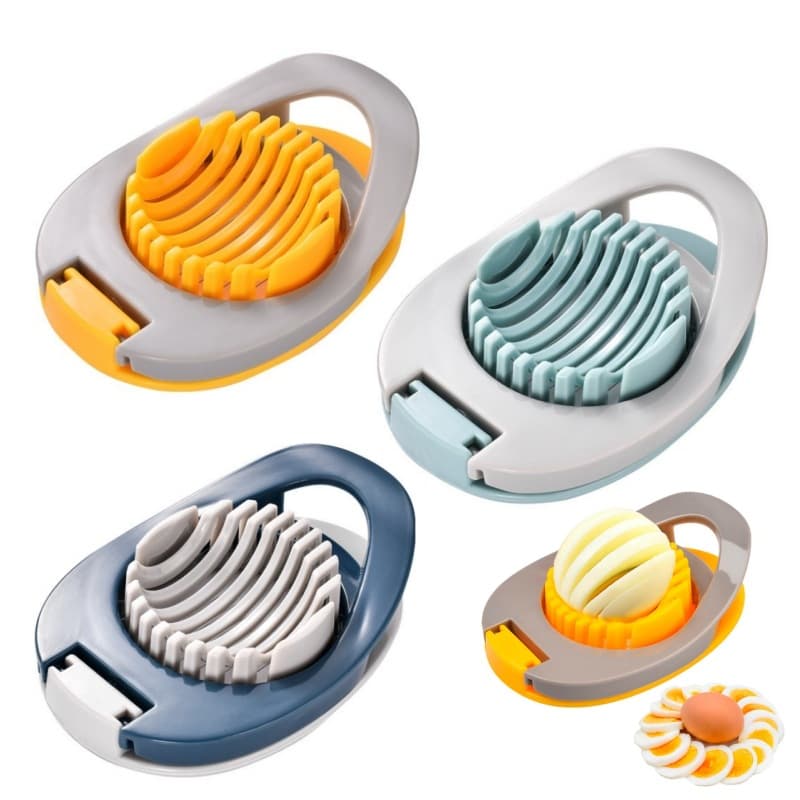 Multi-purpose egg slicer for home kitchens, used to slice preserved eggs.
