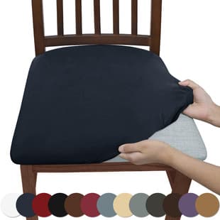 TEMU In-Stock Chair Cover Drop Shipping Milk Silk Stretch Stool Cover Cross-border Best Seller Stool Cover SHEIN Chair Cushion Cover