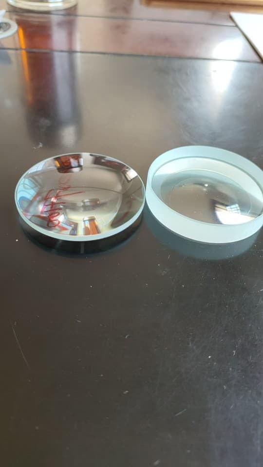 Φ60 paperweight visual aid (bun magnifier) double convex double concave k9