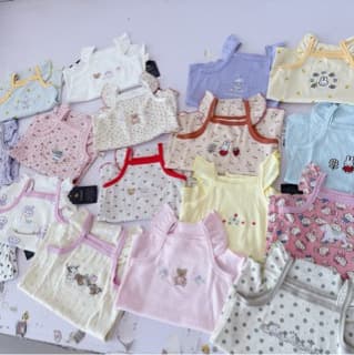 Xiafan Summer New Infant and Toddler A-Class Clothing Girls' Breathable Soft Camisole Baby Comfort Vest