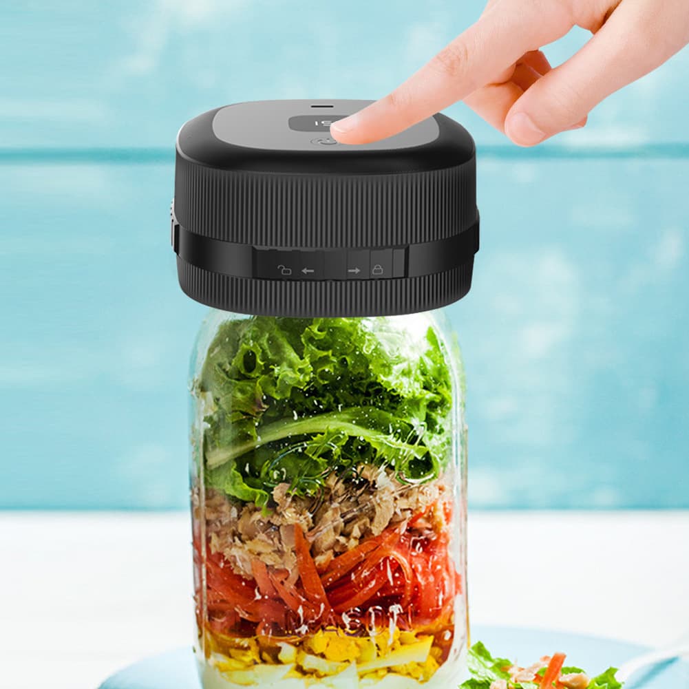 Cross-border Hot Seller Mason Jar Sealer, Electric Vacuum Sealing Machine, Household Food Preservation Device