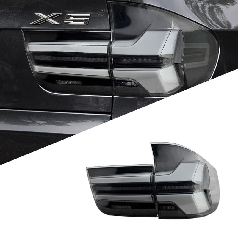Tail Light Assembly for 07-13 BMW X5 E70, LED Running Light, Brake Light, Sequential Turn Signal