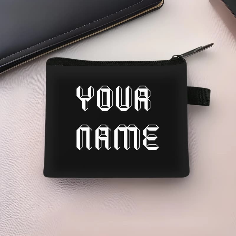 Factory Custom Printing with Your Name on Wallets, Student Cartoon Key Pouches, Wholesale Hot