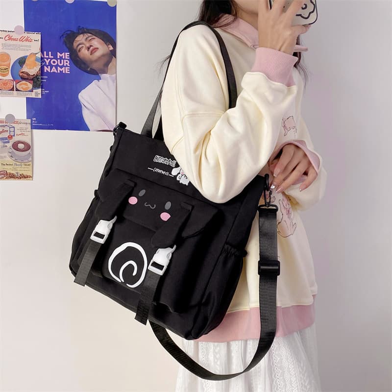 Korean Style Fall/Winter Crossbody Bag for Girls, Fresh and Simple Student Shoulder Bag, Cute Minimalist Messenger Bag