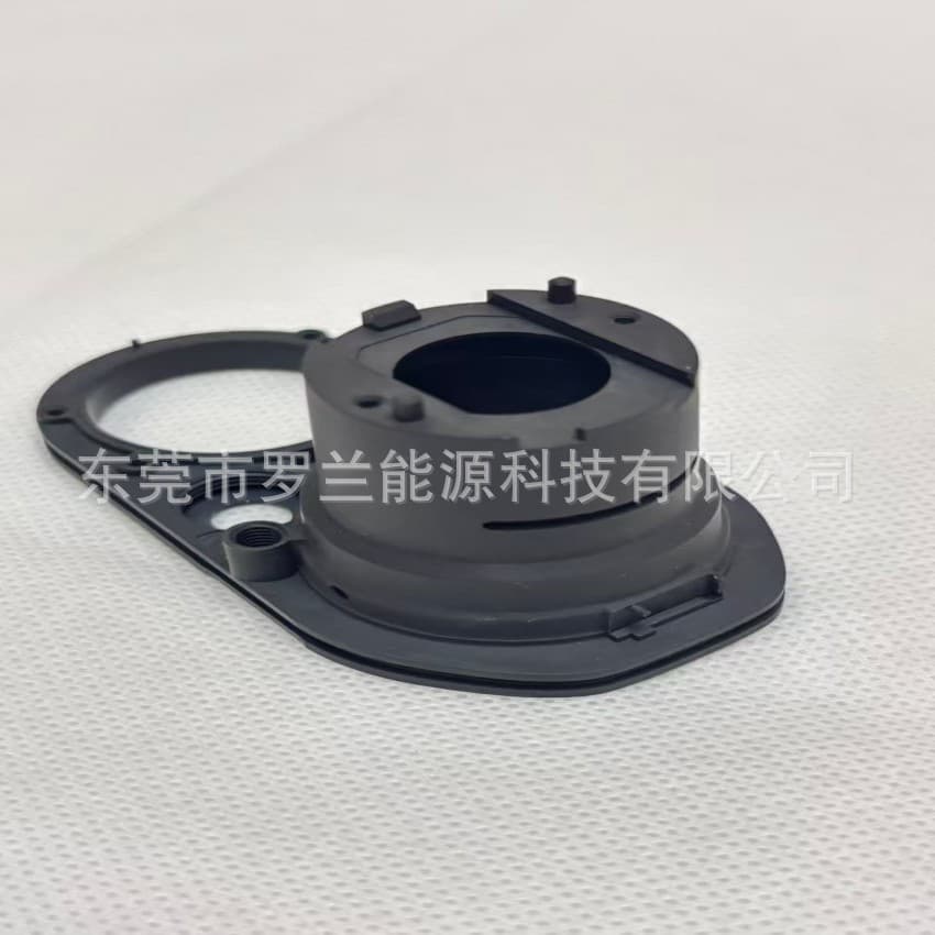 CNC high-precision machined parts, black anodized AL6061-T6 flip block, processing and customization, orders from drawings.
