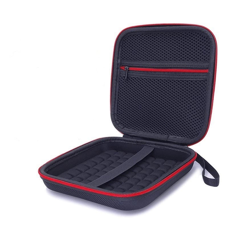 External DVD drive hard case storage bag, portable portable DVD burner EVA protective case and shockproof cover