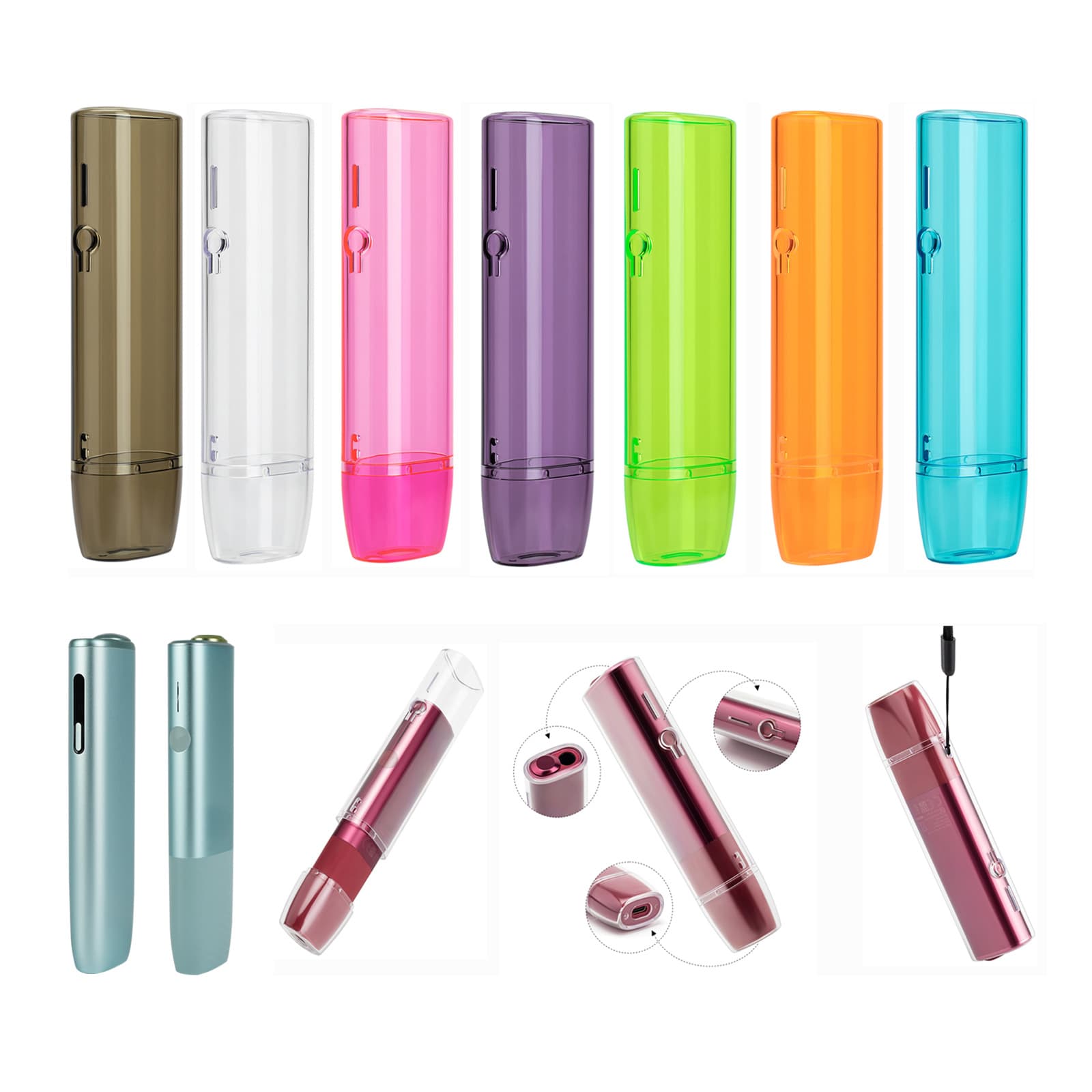 Compatible with IQO ILUM i ONE Case for Luma i One 6th/7th Gen New Model with Lanyard, 7 Colors in Stock