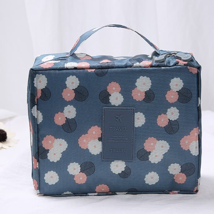 Korean Style Four-sided Makeup Bag Travel Storage Pouch Unisex Wash Kit Storage Bag Logo Production Chinese Mainland Origin