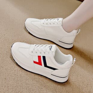 Cross-border Large Size Women's Shoes New Spring Flat Athletic Shoes Super Hot Make Feet Look Small Lightweight Versatile Casual Shoes Women