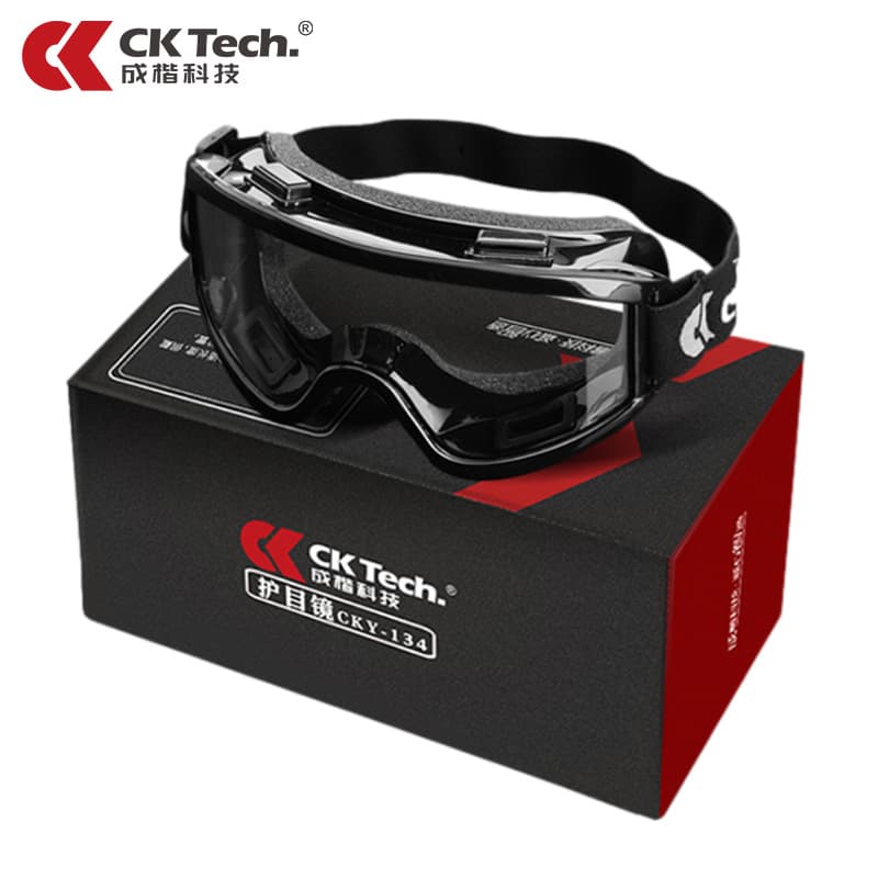 Chengkai Technology CKY-134FW Wide View Sponge Sealed Goggles, Wind and Sand Resistant, Impact Resistant Protective Glasses