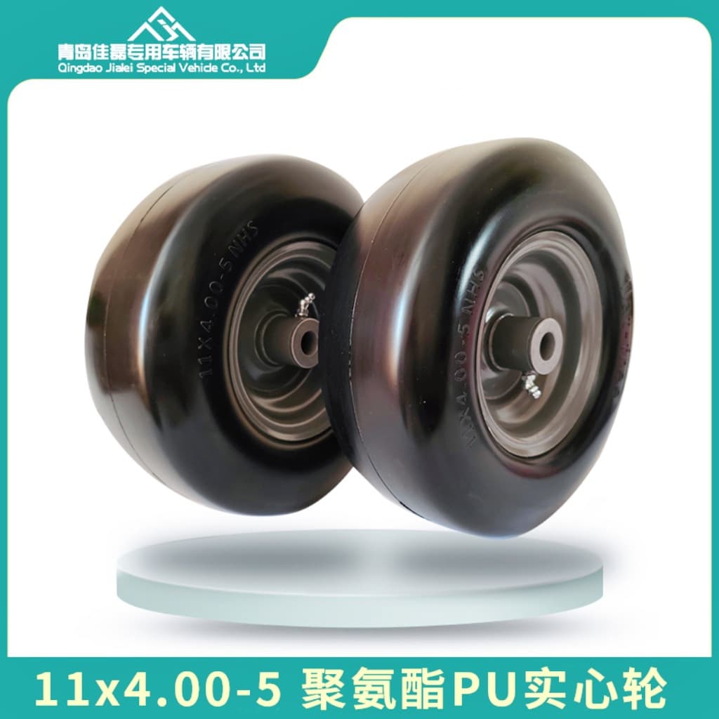 11x4.00-5 polyurethane foam wheels, PU wheels, 11-inch 400-5 tool cart, hand truck, lawn mower wheels