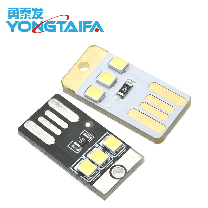 Mini ultra-thin portable USB lights - LED USB lamps, camping lights, and baby night lights.