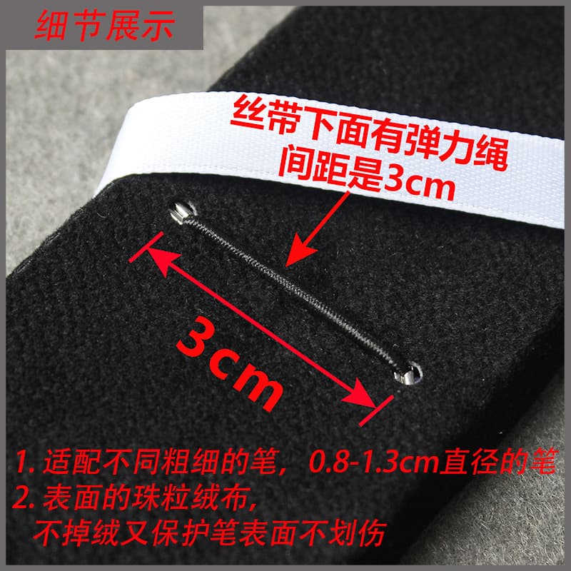 Black Creative Gift Pen Box in Stock, Gift Packaging Pen Case, Gift Box with Lid and Base