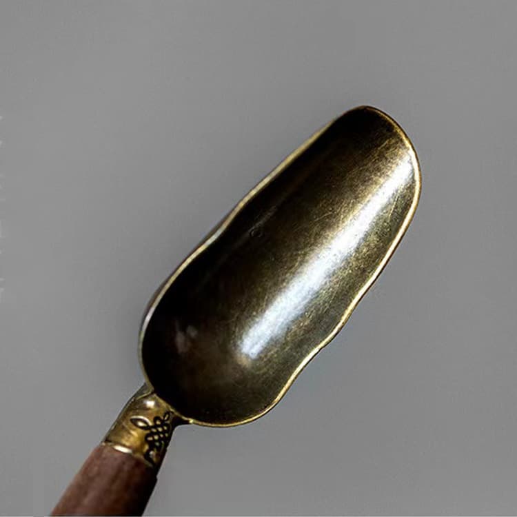 Ebony tea scoop tea spoon tea measure five-piece set, six gentlemen tea ceremony spare parts