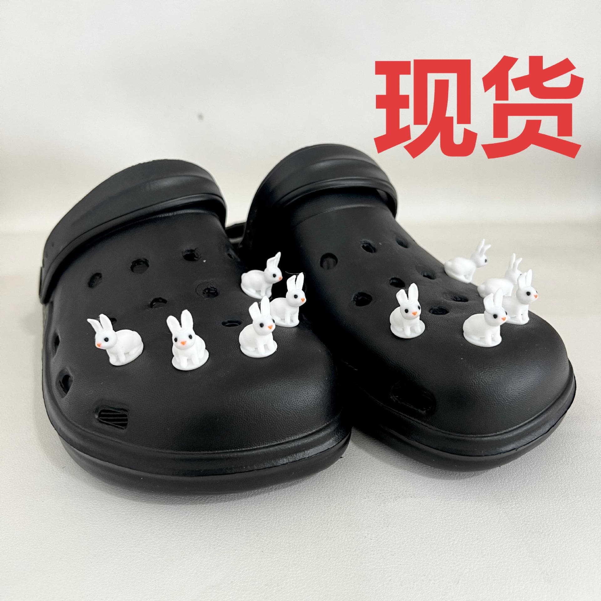 Cross-border New Shoe Accessories Clog Charms Cute Little Rabbit Decoration