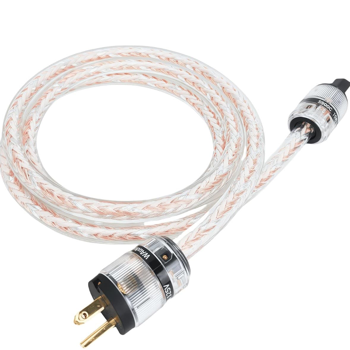 High-Fidelity Power Cable for HiFi Audio Amplifier, CD Player, Tube Amplifier, Decoder - European and American Standard Power Supply