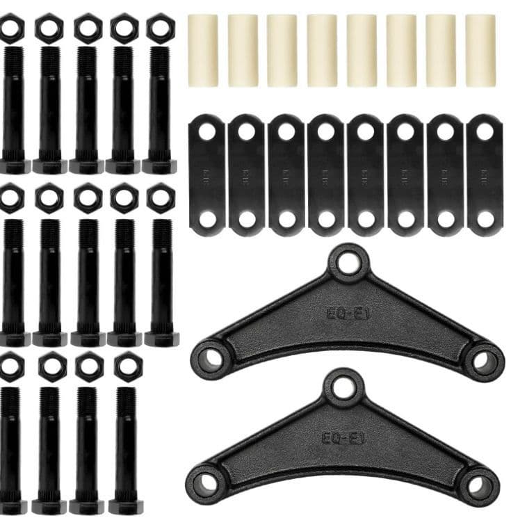 Trailer Equalizer Kit for 3500-7200 LB Axle Eye Spring Tandem Axle Trailer Kit