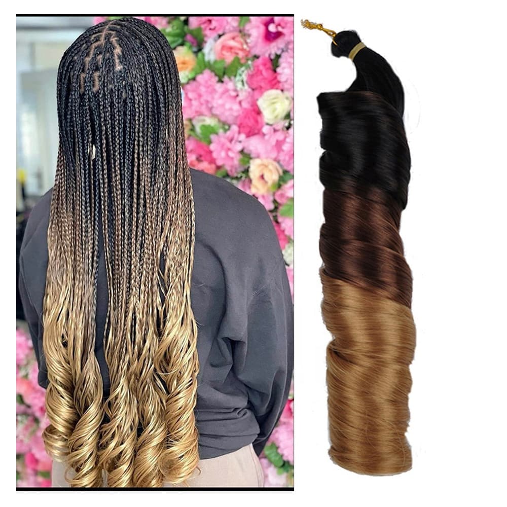 24inch Silky Curly Crochet Pony Curl Silky Braiding Hair