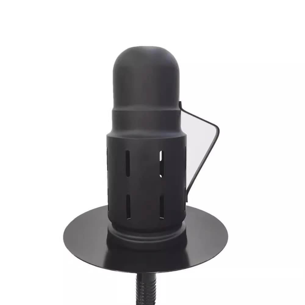 Hookah accessories factory black wind cover shisha wind cover metal hookah wind cover fireproof