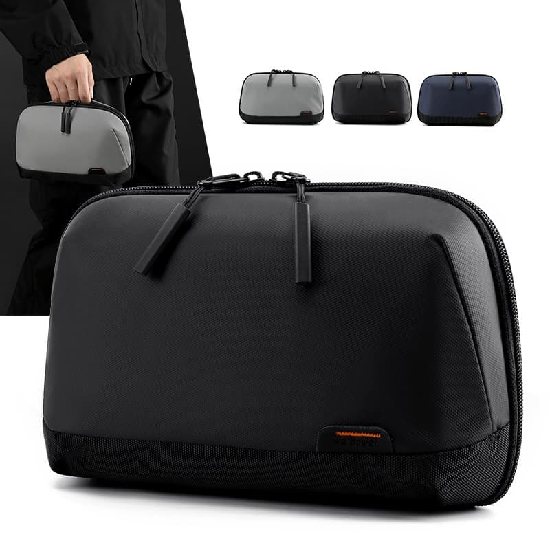 WEPOWER Travel Digital Accessories Storage Bag Nylon Waterproof Business Commuting Handbag for Data Cable And Cosmetic