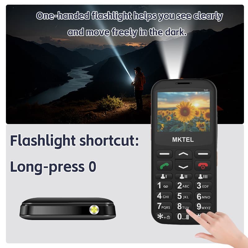 2025 Cross-border, accepting spot orders S22-S42 2.0-inch portable feature phone for seniors